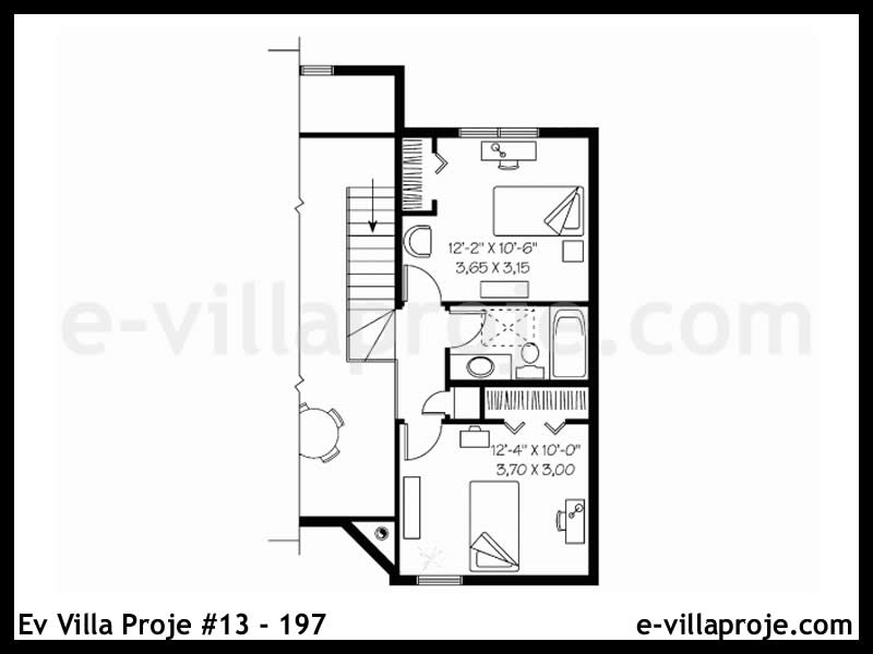 Ev Villa Proje #13 - 197 Çelik Ev Projesi - Görsel 3