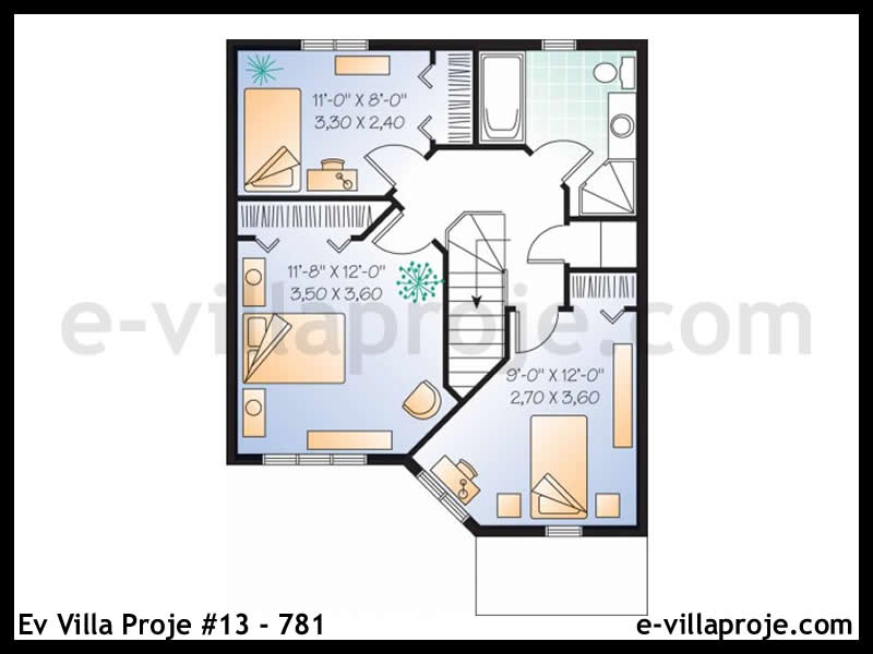 Ev Villa Proje #13 - 781 Çelik Ev Projesi - Görsel 3