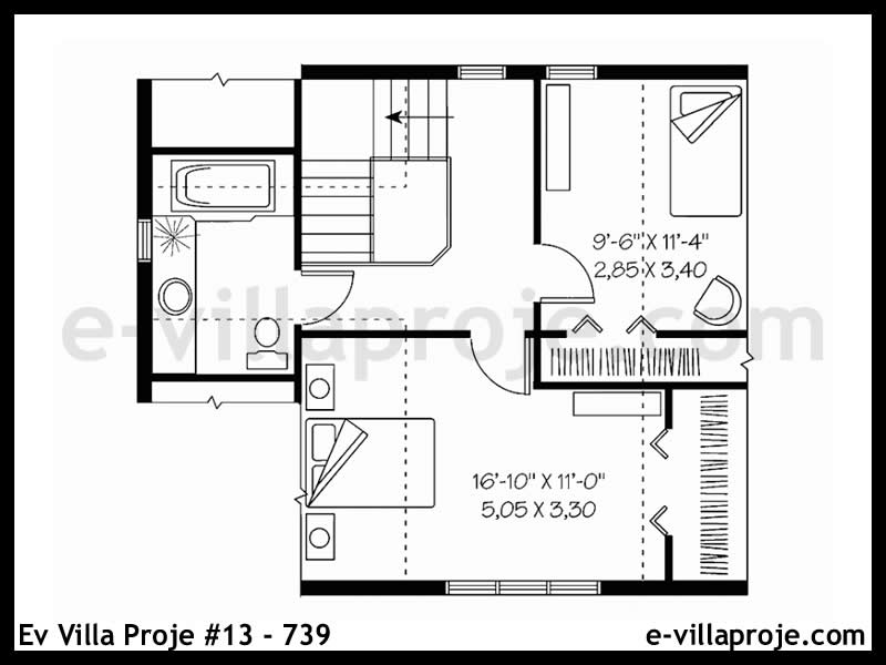 Ev Villa Proje #13 - 739 Çelik Ev Projesi - Görsel 3