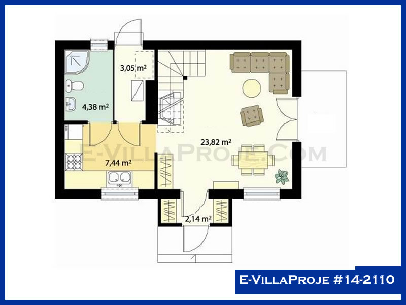 Ev Villa Proje #14 - 2110 Çelik Ev Projesi - Görsel 2
