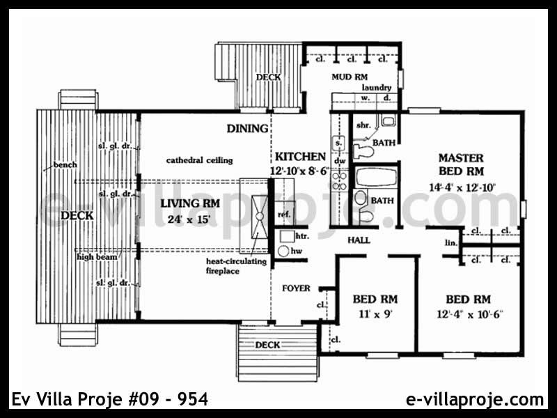 Ev Villa Proje #09 - 954 Çelik Ev Projesi - Görsel 2
