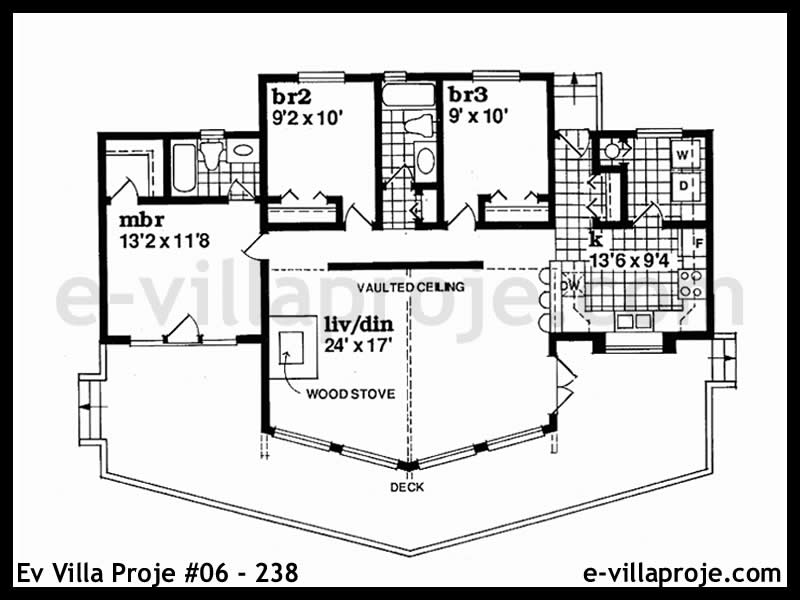 Ev Villa Proje #06 - 238 Çelik Ev Projesi - Görsel 2