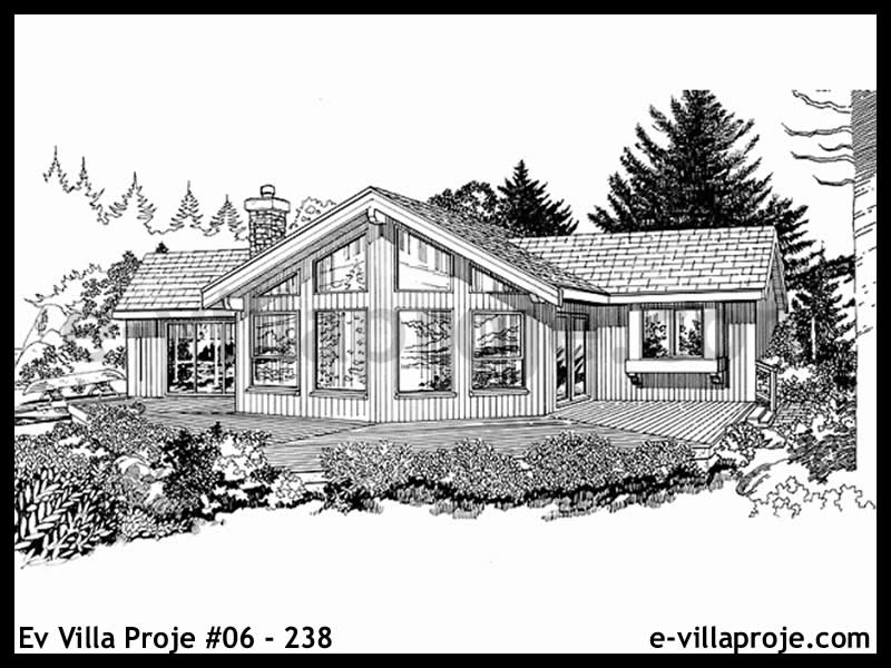 Ev Villa Proje #06 - 238 Çelik Ev Projesi - Görsel 4