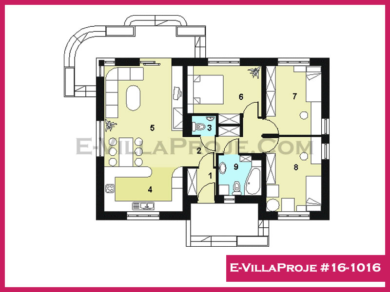 Ev Villa Proje #16 - 1016 Çelik Ev Projesi - Görsel 2