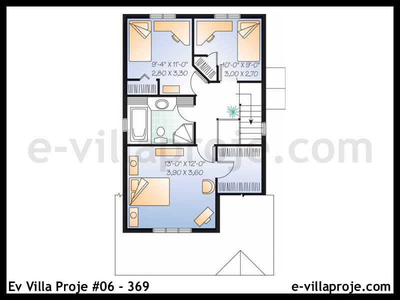 Ev Villa Proje #06 - 369 Çelik Ev Projesi - Görsel 3