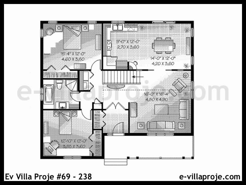 Ev Villa Proje #69 - 238 Çelik Ev Projesi - Görsel 2