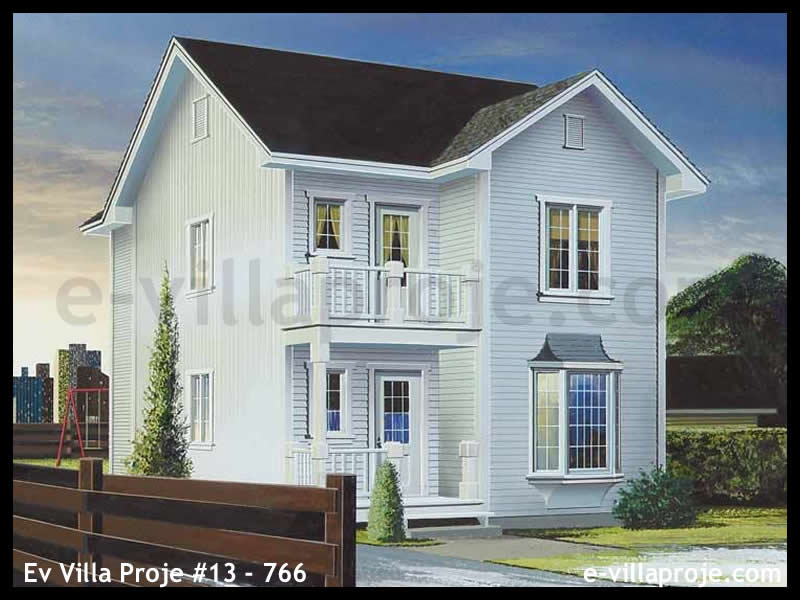 Ev Villa Proje #13 - 766 Çelik Villa Modeli ve 3D Tasarımı