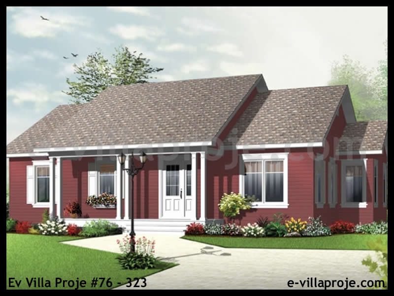 Ev Villa Proje #76 - 323 Çelik Villa Modeli ve 3D Tasarımı