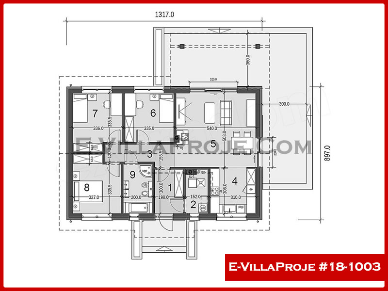 Ev Villa Proje #18 - 1003 Çelik Ev Projesi - Görsel 2