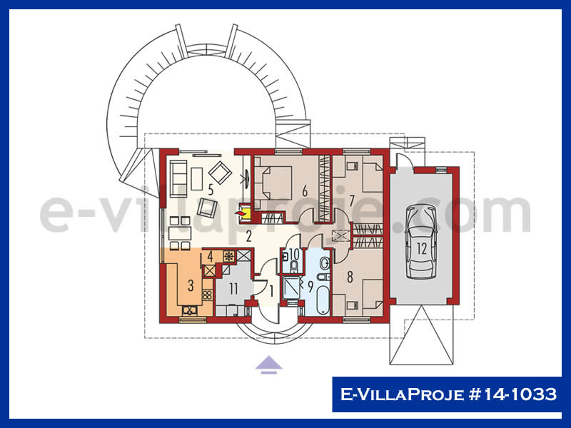 Ev Villa Proje #14 - 1033 Çelik Ev Projesi - Görsel 2