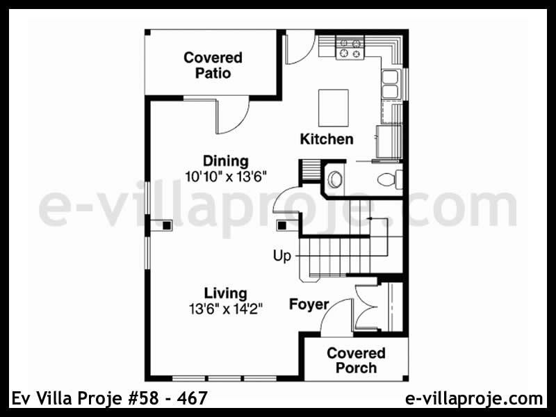 Ev Villa Proje #58 - 467 Çelik Ev Projesi - Görsel 2