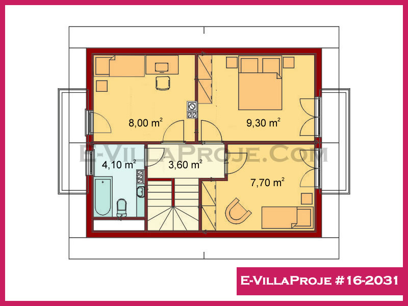 Ev Villa Proje #16 - 2031 Çelik Ev Projesi - Görsel 3