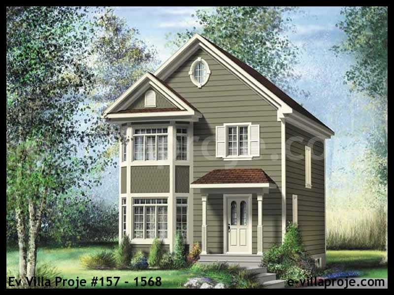 Ev Villa Proje #157 - 1568 Çelik Villa Modeli ve 3D Tasarımı