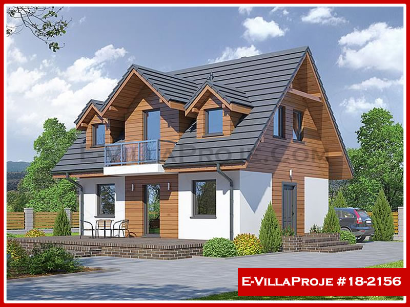 Ev Villa Proje #18 - 2156 Çelik Villa Modeli ve 3D Tasarımı