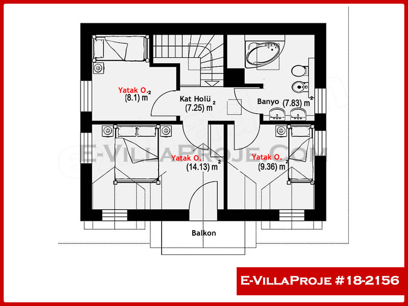 Ev Villa Proje #18 - 2156 Çelik Ev Projesi - Görsel 3