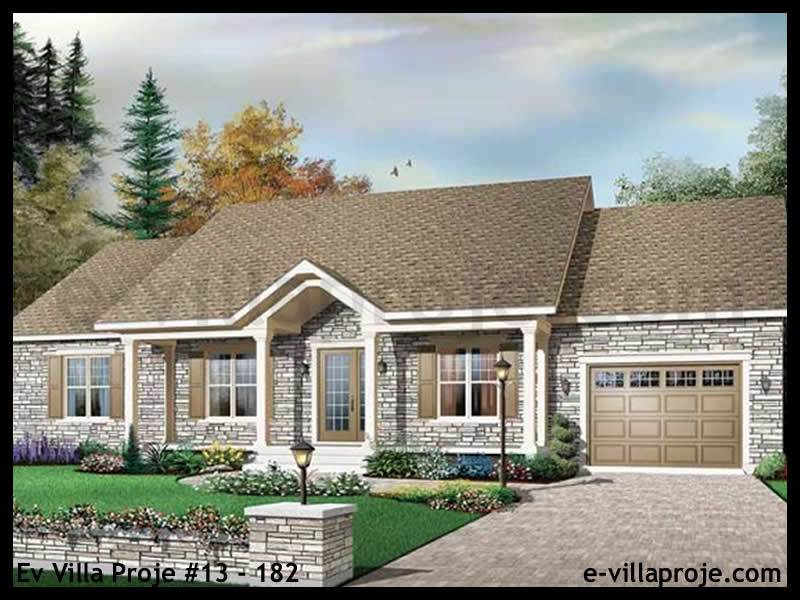 Ev Villa Proje #13 - 182 Çelik Villa Projesi 3D Mimari Tasarımı