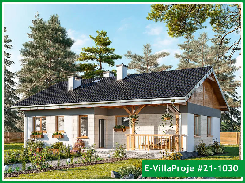 Ev Villa Proje #21 - 1030 Çelik Villa Modeli ve 3D Tasarımı