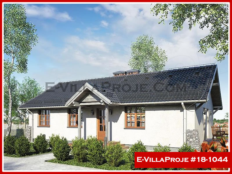 Ev Villa Proje #18 - 1044 Çelik Villa Modeli ve 3D Tasarımı