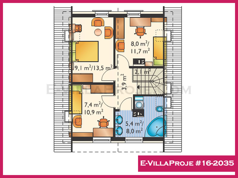 Ev Villa Proje #16 - 2035 Çelik Ev Projesi - Görsel 3