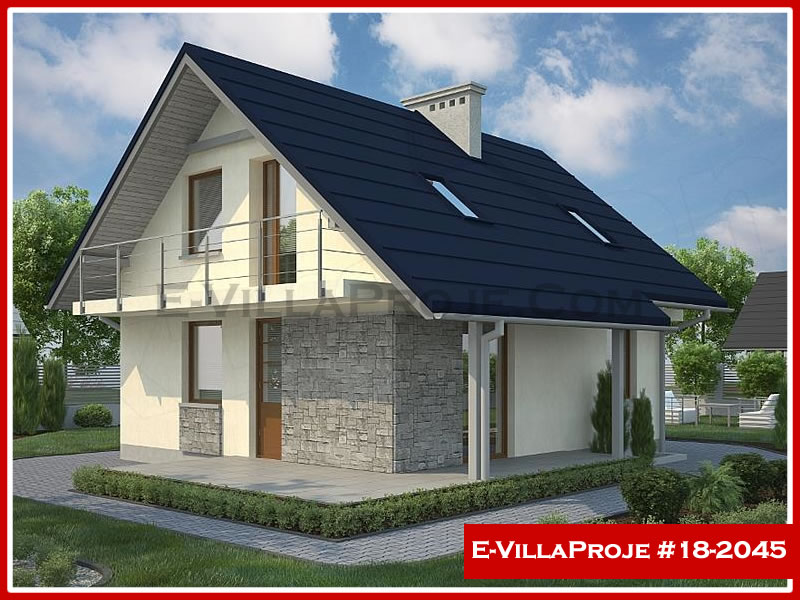 Ev Villa Proje #18 - 2045 Çelik Villa Modeli ve 3D Tasarımı
