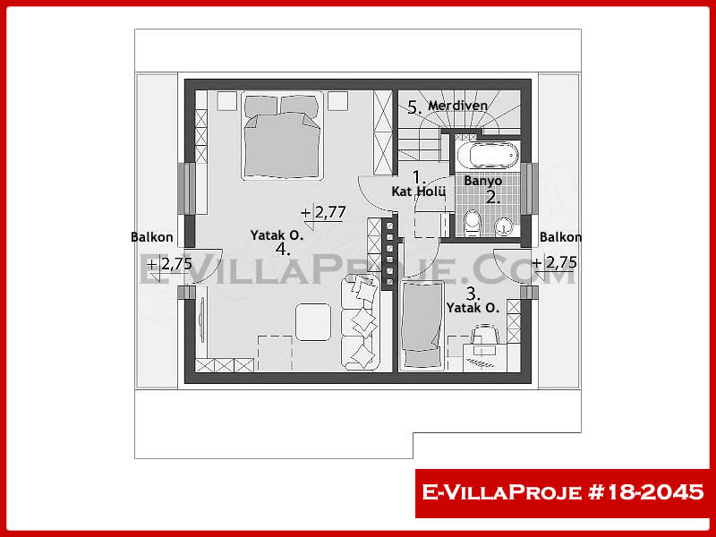 Ev Villa Proje #18 - 2045 Çelik Ev Projesi - Görsel 3