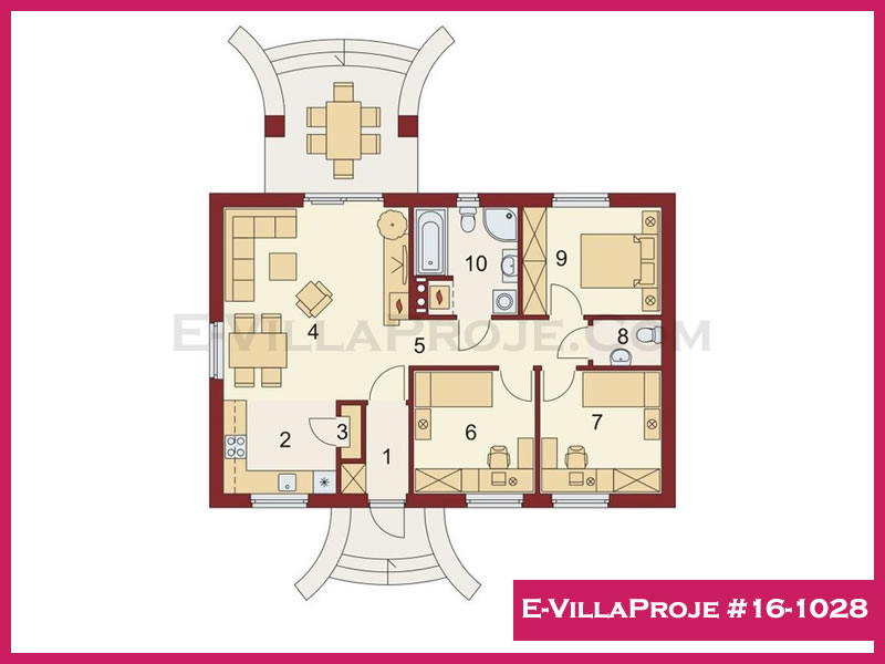 Ev Villa Proje #16 - 1028 Çelik Ev Projesi - Görsel 2