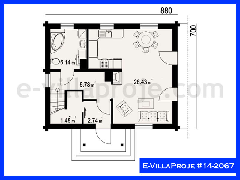 Ev Villa Proje #14 - 2067 Çelik Ev Projesi - Görsel 2