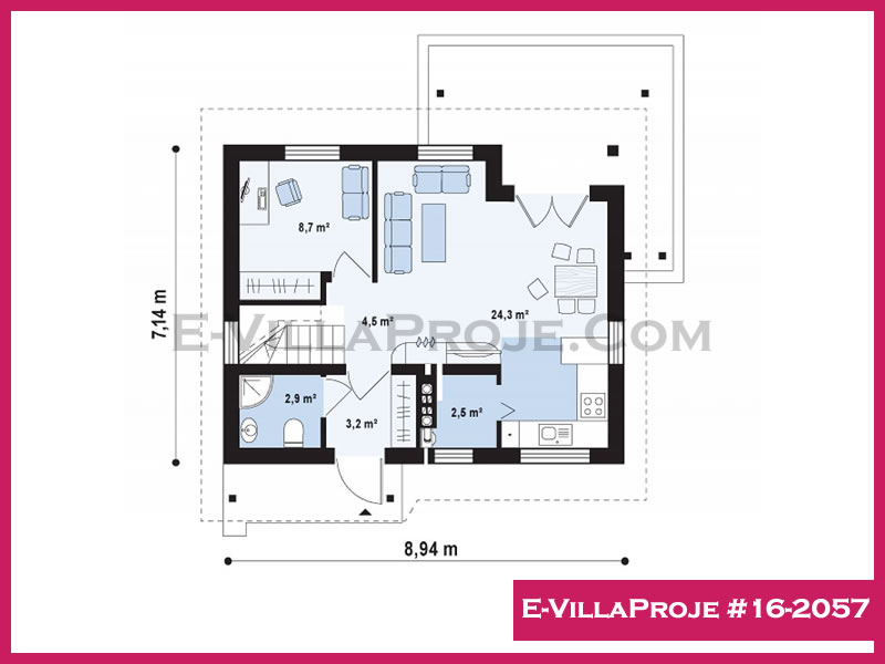 Ev Villa Proje #16 - 2057 Çelik Ev Projesi - Görsel 2