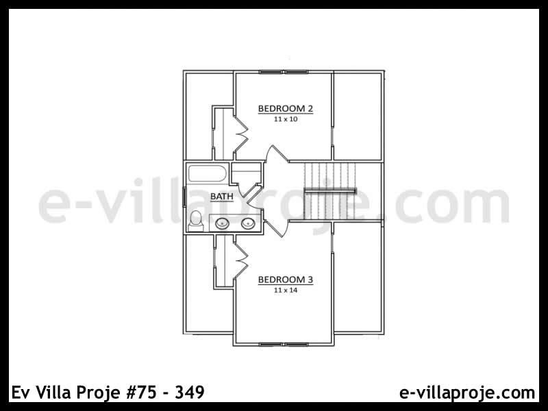 Ev Villa Proje #75 - 349 Çelik Ev Projesi - Görsel 3