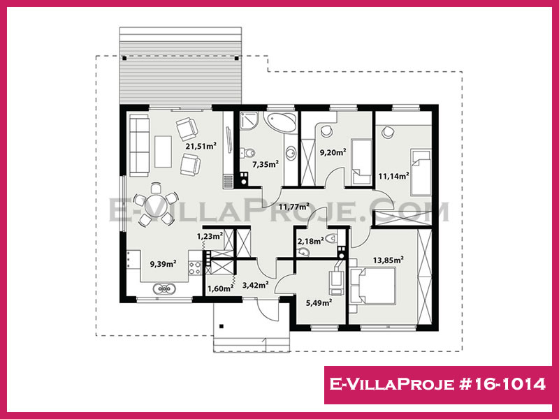 Ev Villa Proje #16 - 1014 Çelik Ev Projesi - Görsel 2