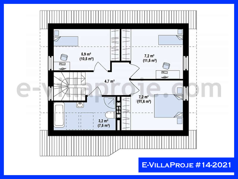 Ev Villa Proje #14 - 2021 Çelik Ev Projesi - Görsel 3