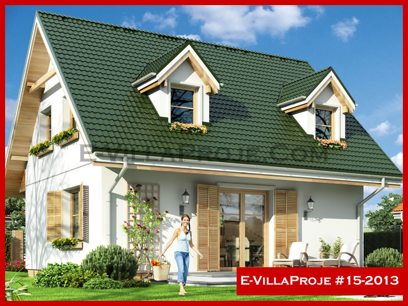 Ev Villa Proje #15 - 2013 Çelik Villa Projesi 3D Mimari Tasarımı