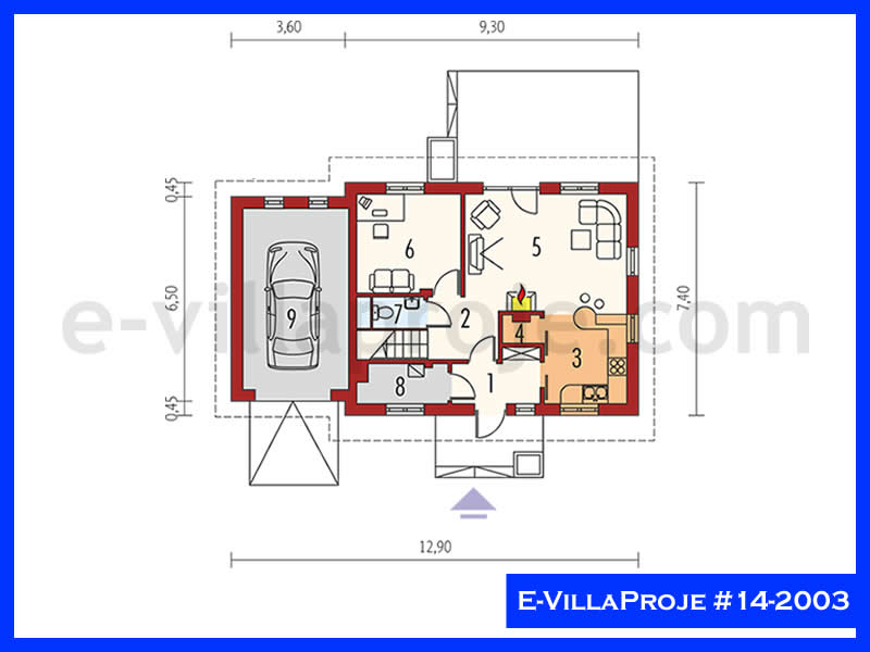 Ev Villa Proje #14 - 2003 Çelik Ev Projesi - Görsel 2