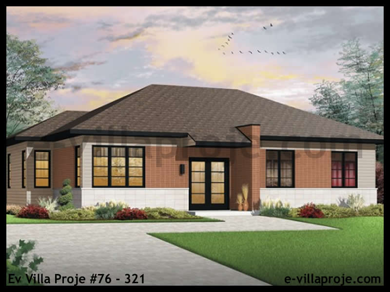 Ev Villa Proje #76 - 321 Çelik Villa Modeli ve 3D Tasarımı