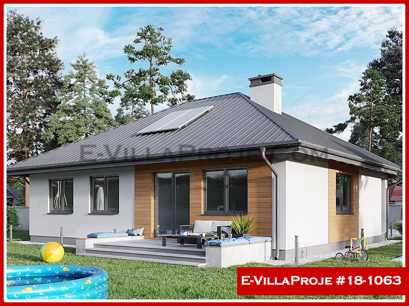 Ev Villa Proje #18 - 1063 Çelik Villa Modeli ve 3D Tasarımı