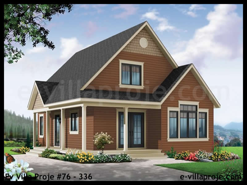 Ev Villa Proje #76 - 336 Çelik Villa Modeli