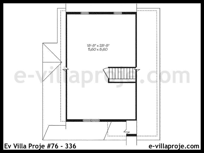 Ev Villa Proje #76 - 336 Çelik Ev Projesi - Görsel 3