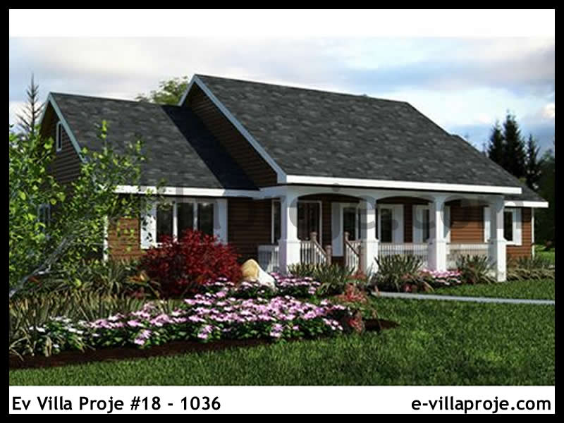 Ev Villa Proje #18 - 1036 Çelik Villa Modeli ve 3D Tasarımı