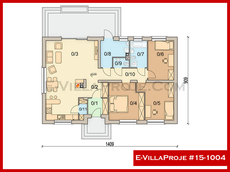 Ev Villa Proje #15 - 1004 Çelik Ev Projesi - Görsel 2