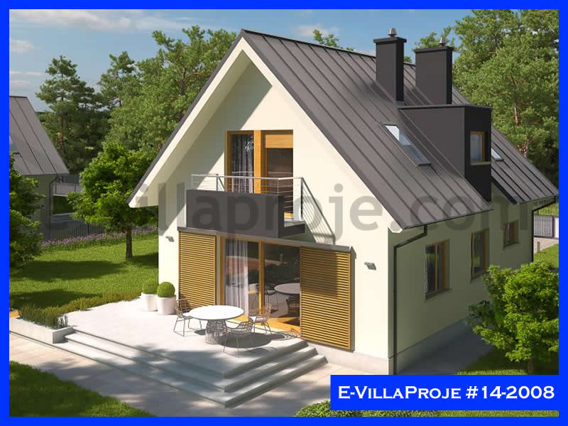 Ev Villa Proje #14 - 2008 Çelik Villa Modeli ve 3D Tasarımı