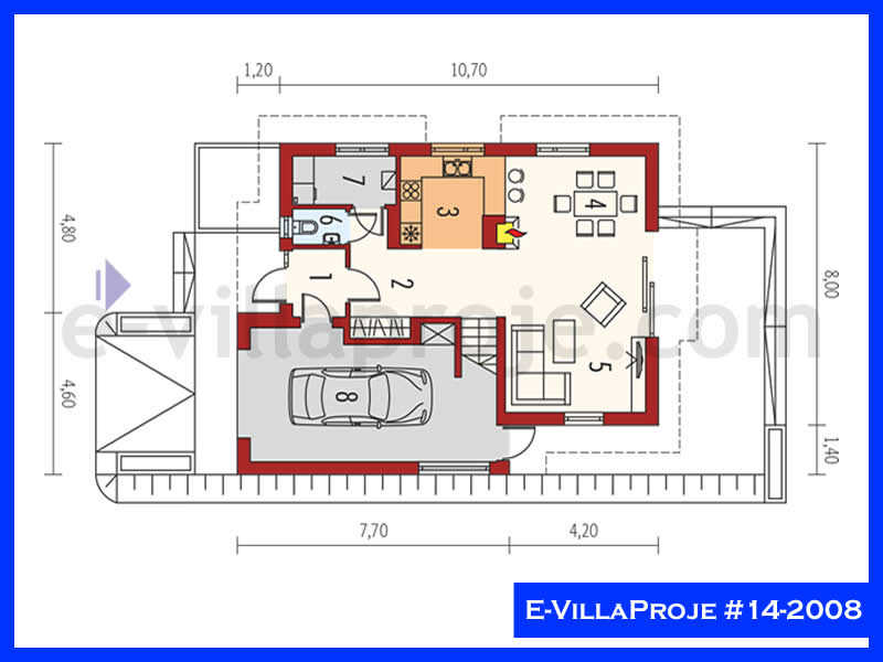Ev Villa Proje #14 - 2008 Çelik Ev Projesi - Görsel 2