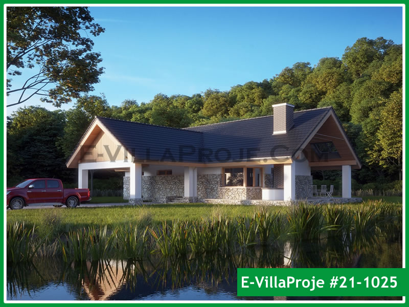 Ev Villa Proje #21 - 1025 Çelik Villa Projesi 3D Mimari Tasarımı