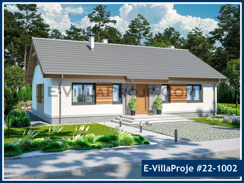 Ev Villa Proje #22 - 1002 Çelik Villa Modeli ve 3D Tasarımı