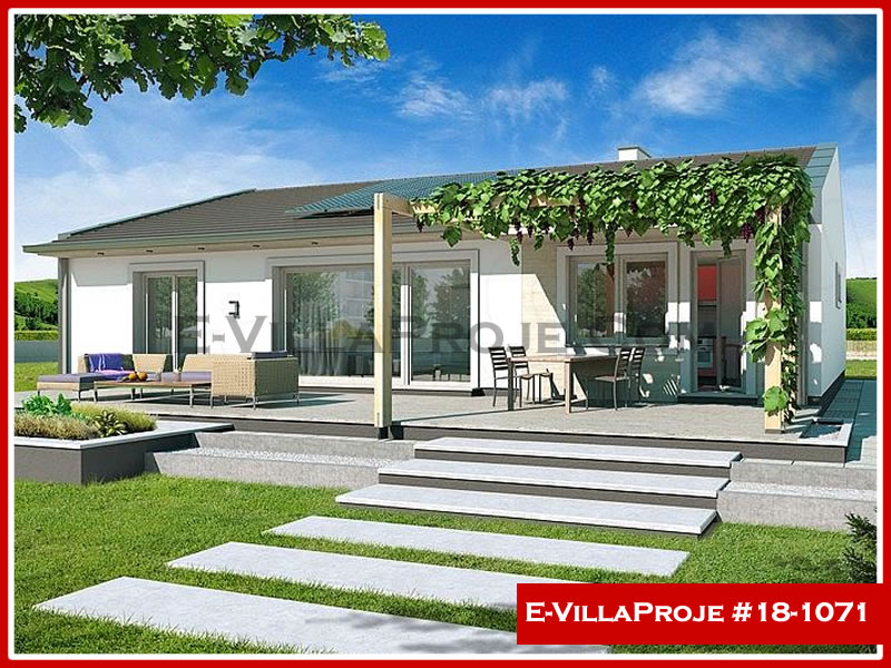 Ev Villa Proje #18 - 1071 Çelik Villa Modeli ve 3D Tasarımı