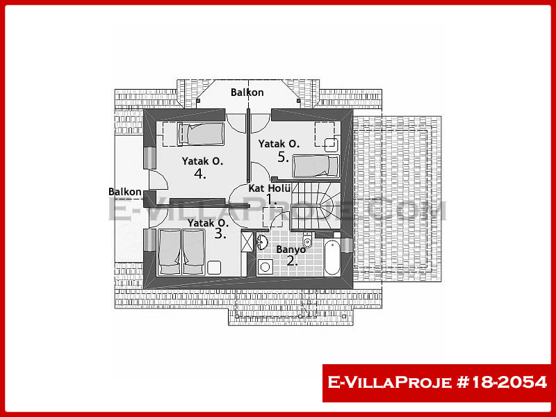 Ev Villa Proje #18 - 2054 Çelik Ev Projesi - Görsel 3