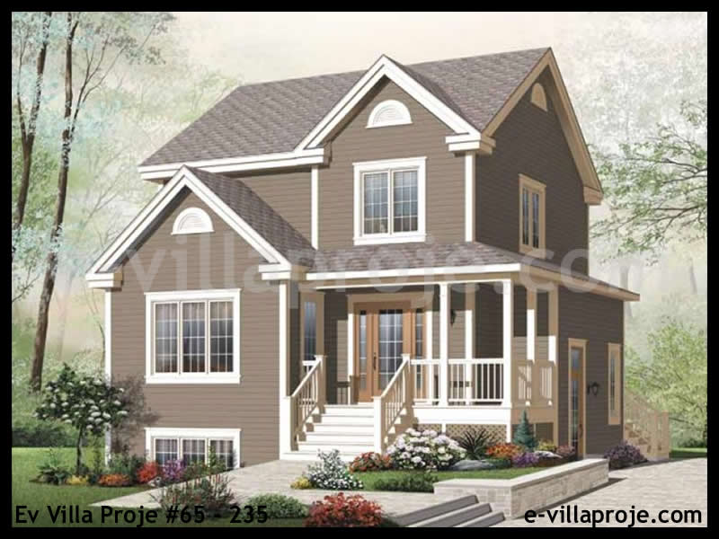 Ev Villa Proje #65 - 235 Çelik Villa Modeli ve 3D Tasarımı