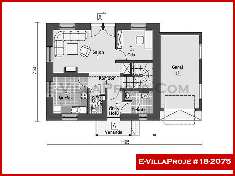 Ev Villa Proje #18 - 2075 Çelik Ev Projesi - Görsel 2