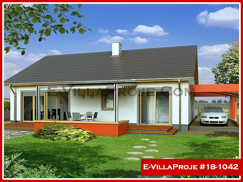 Ev Villa Proje #18 - 1042 Çelik Villa Modeli ve 3D Tasarımı