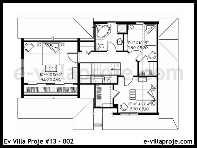 Ev Villa Proje #13 - 002 Çelik Ev Projesi - Görsel 3