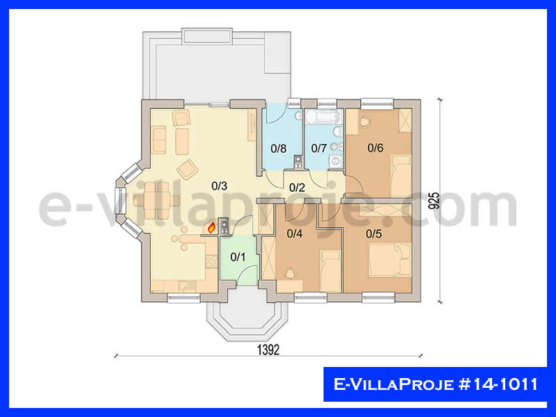 Ev Villa Proje #14 - 1011 Çelik Ev Projesi - Görsel 2